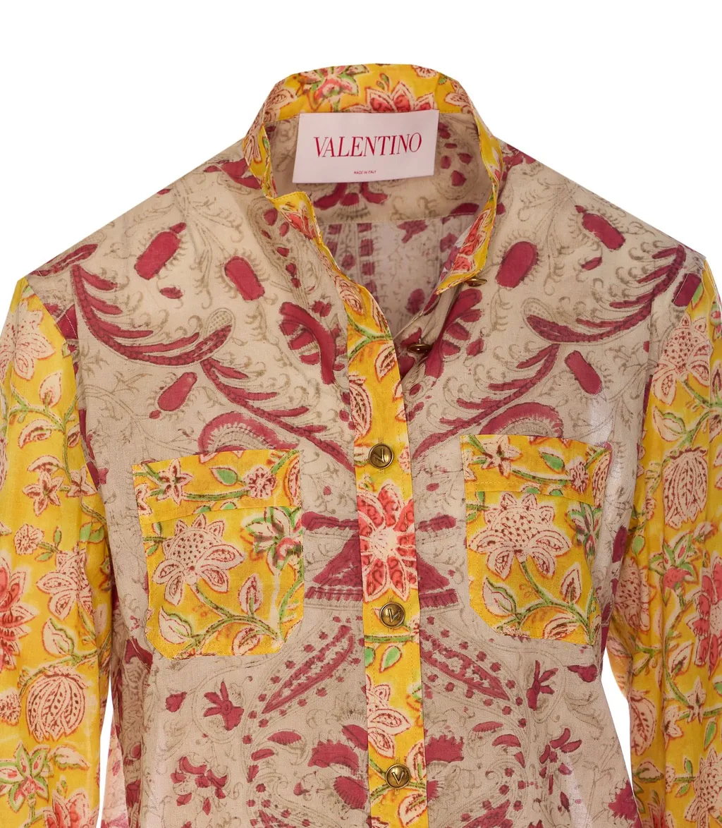 Printed Silk Shirt