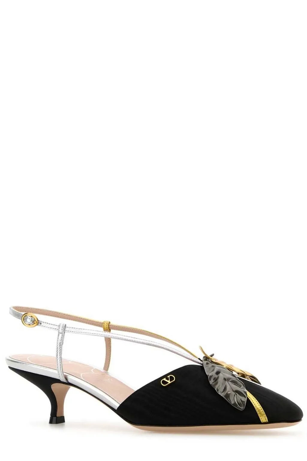 Slingback Kitten Heel Pumps