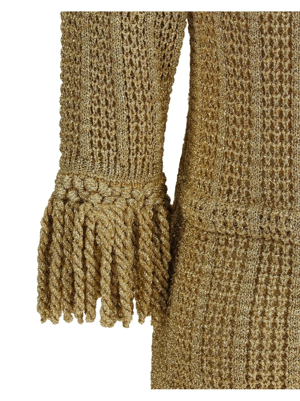 Knit Dress With Tassels