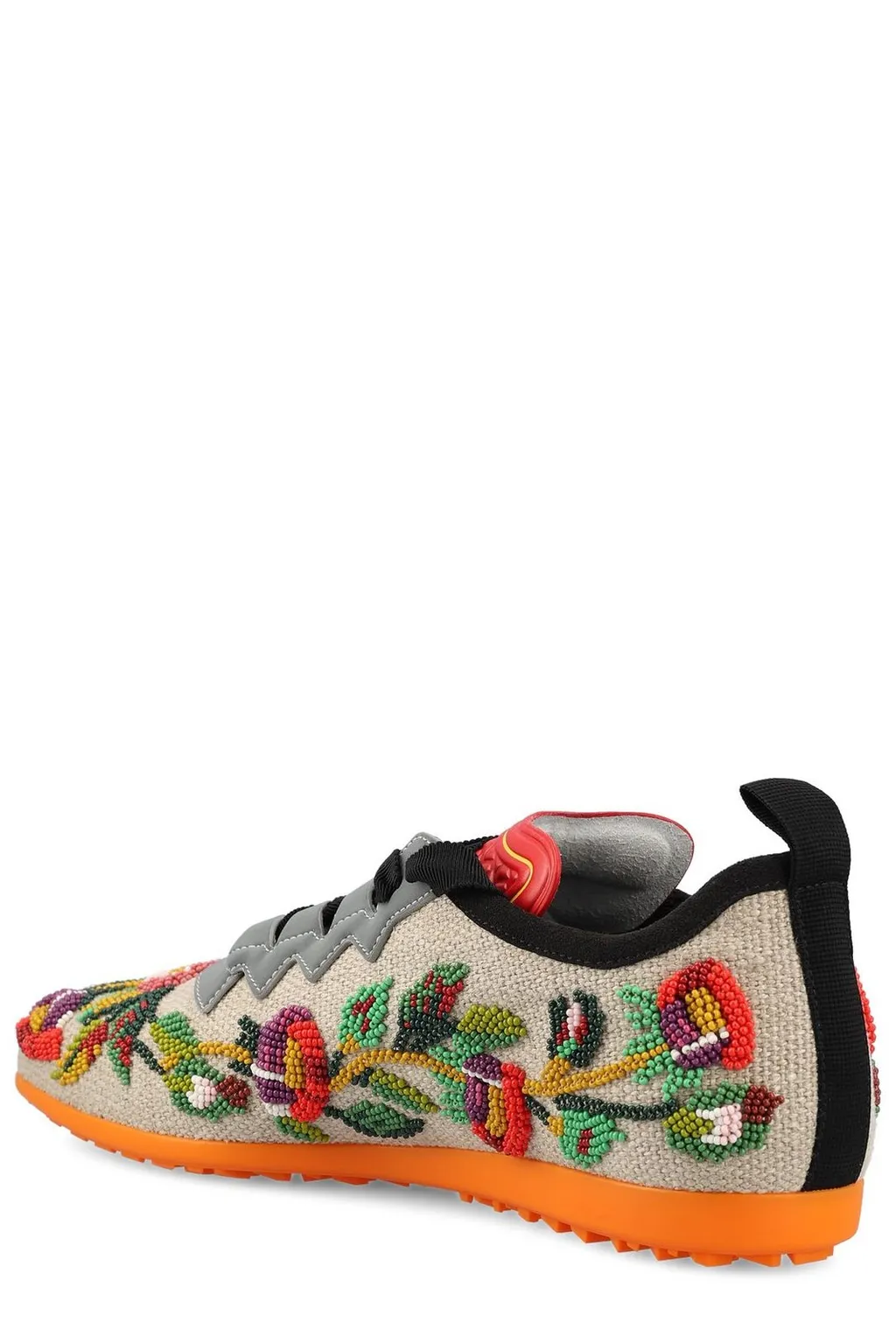 Sneakers With Floral Embroidery
