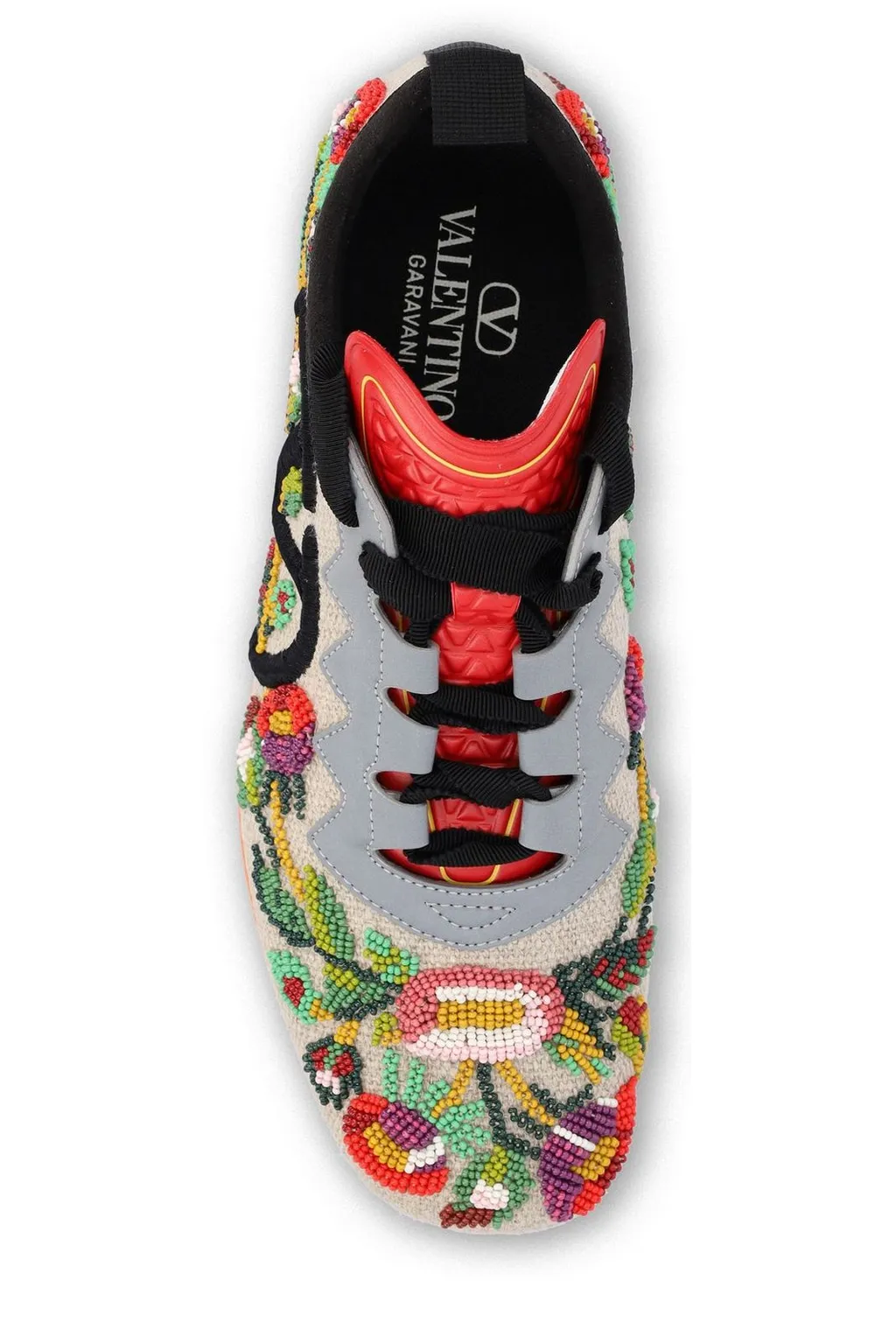 Sneakers With Floral Embroidery