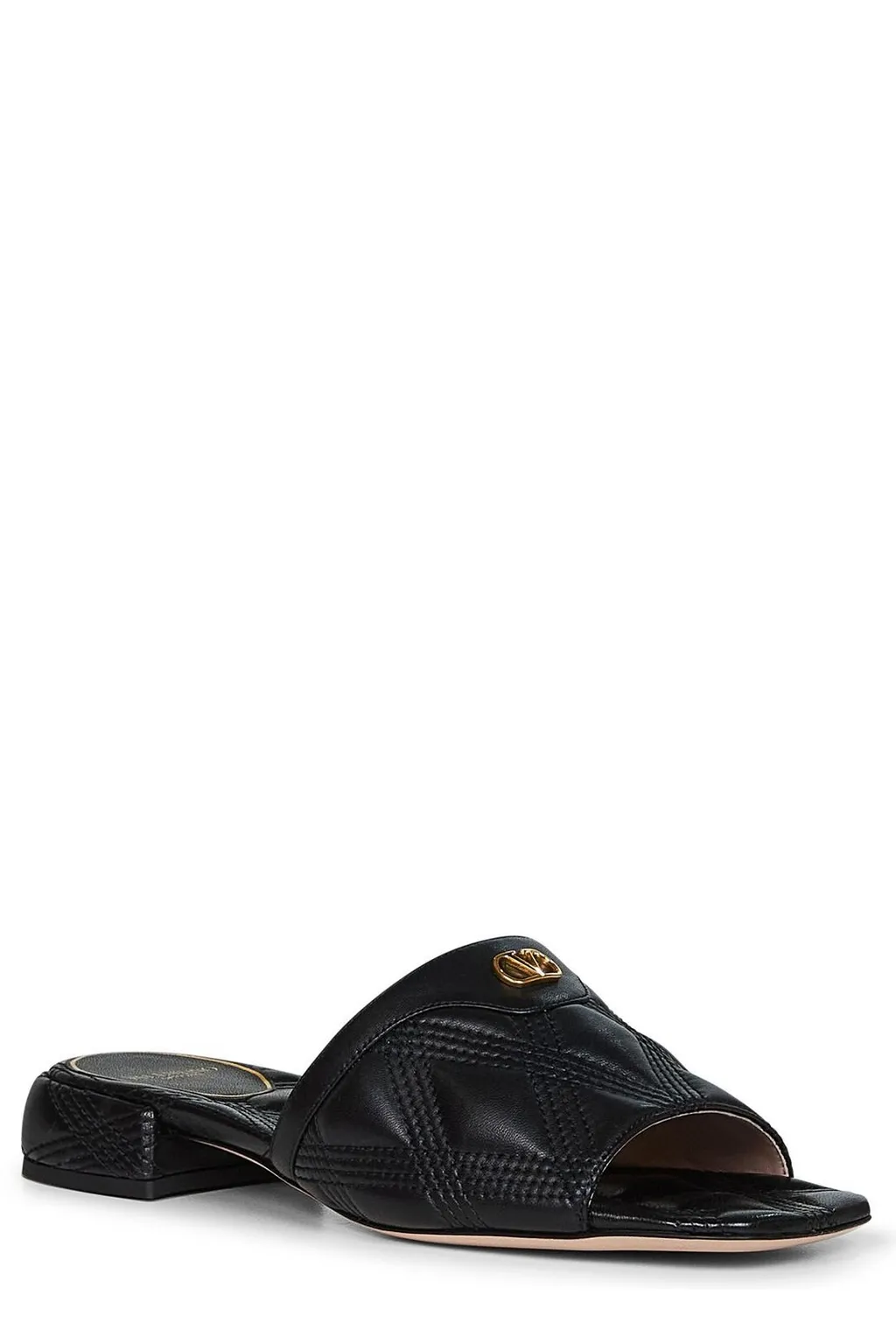 Quilted Slide Sandals