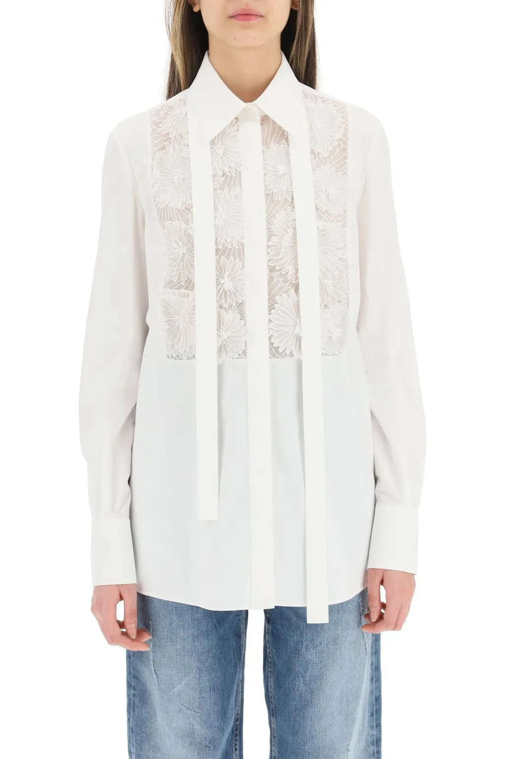 Floral Embroidered Shirt