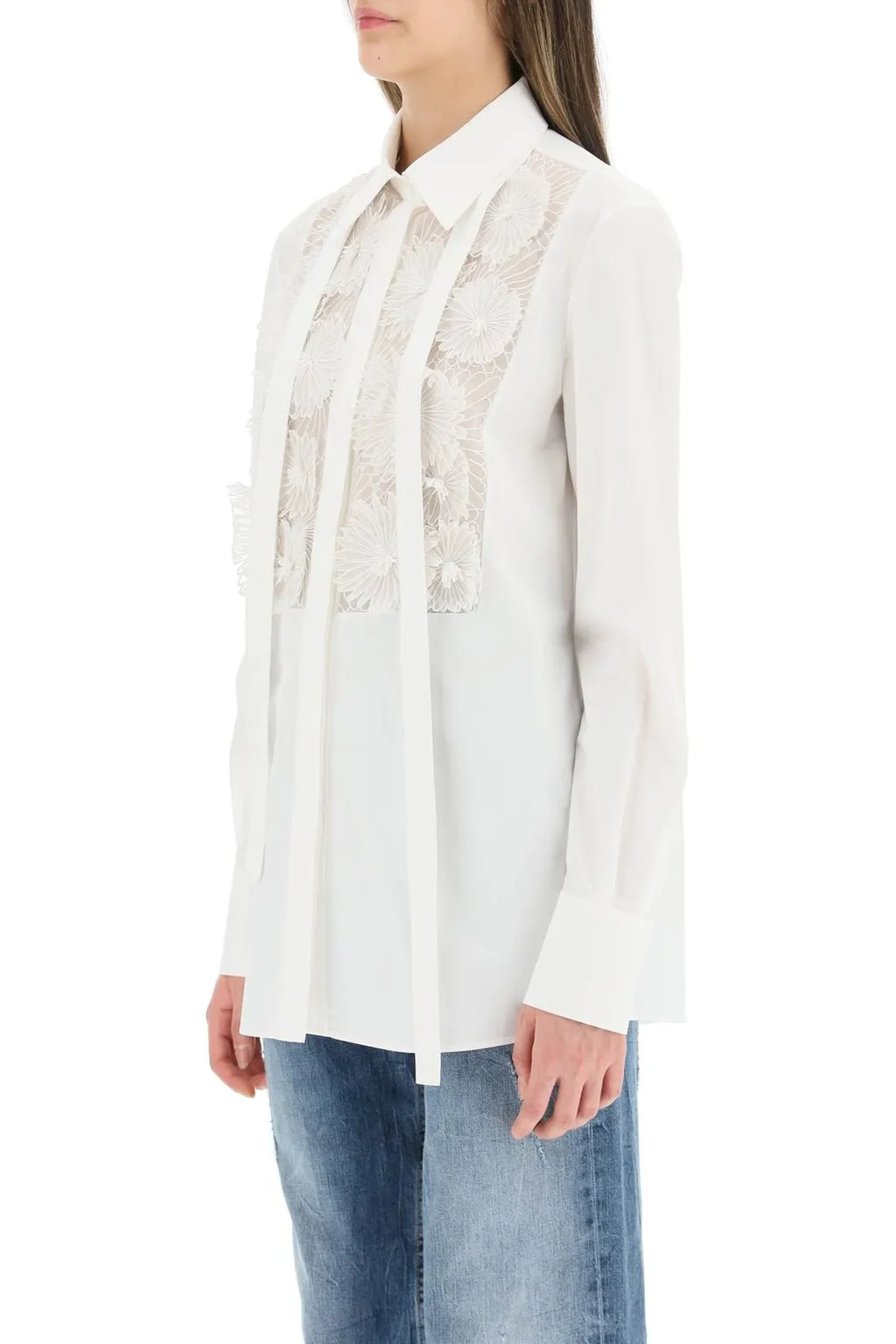 Floral Embroidered Shirt