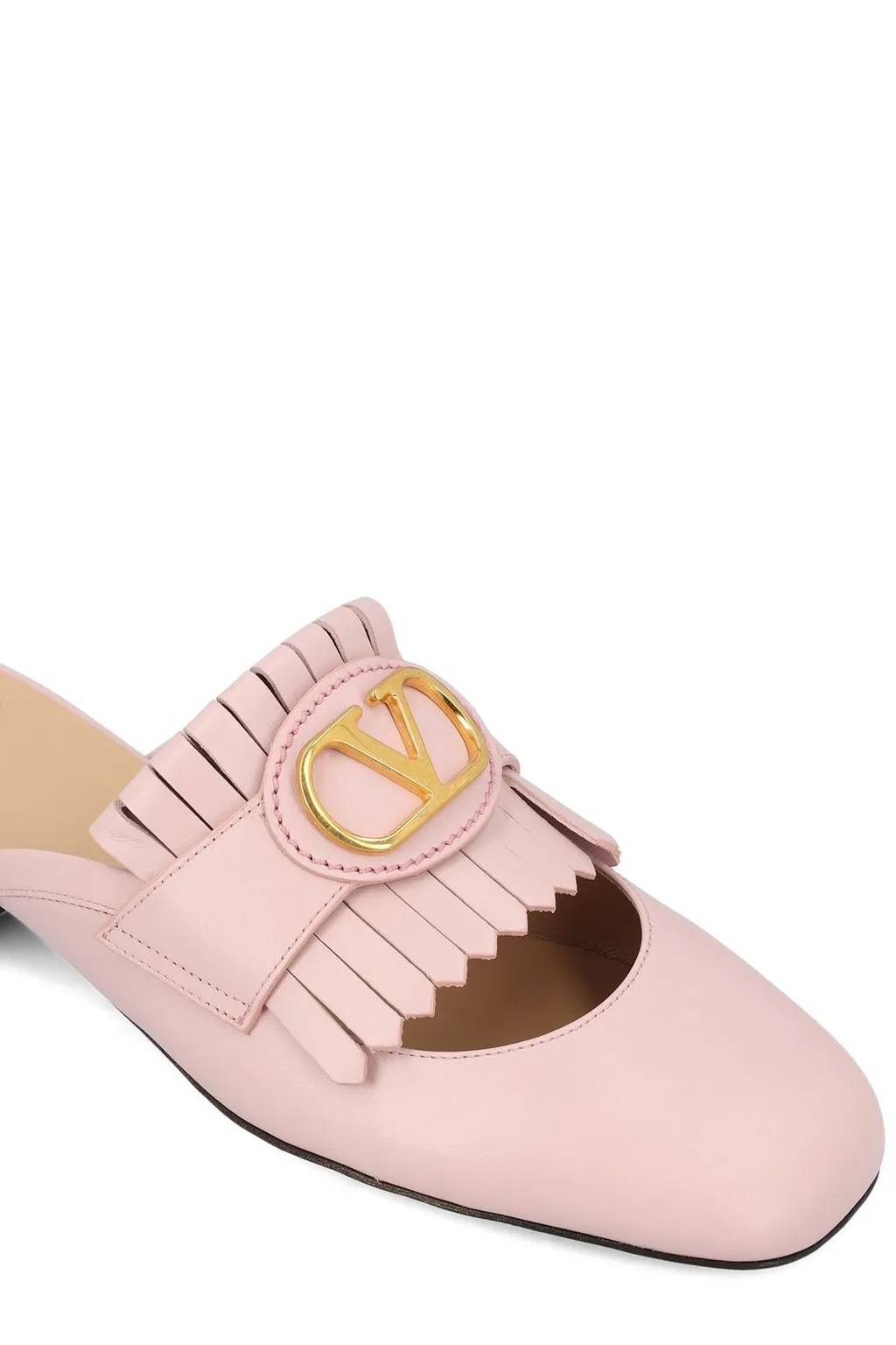 Mules With Fringes And Vlogo