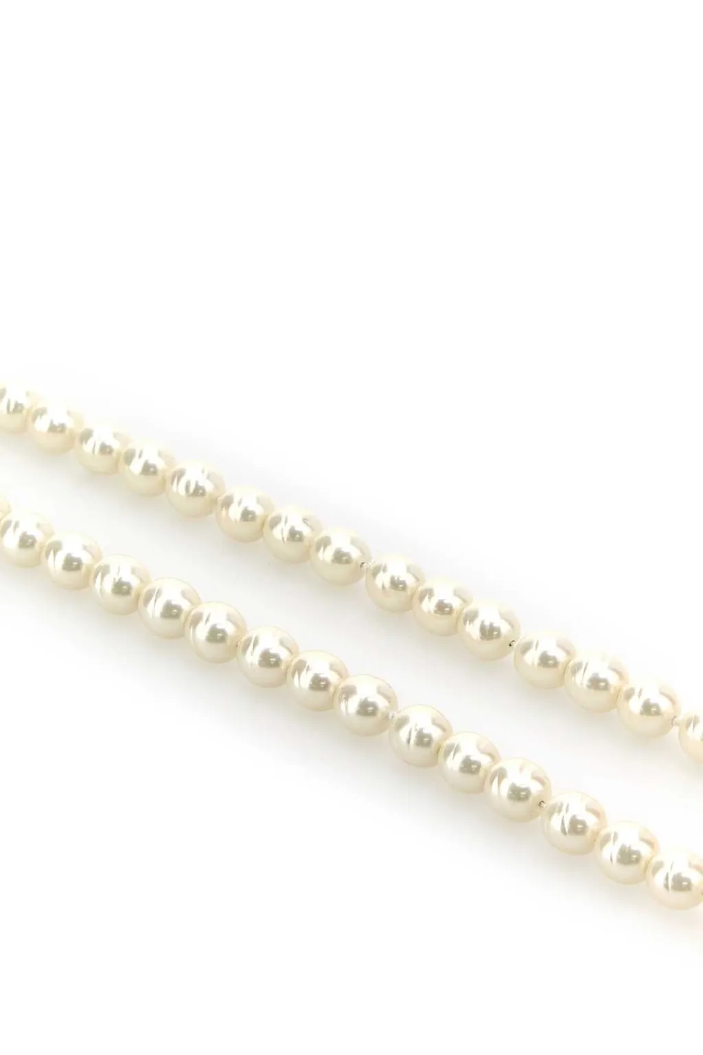 Pearl Necklace With Heart Charm