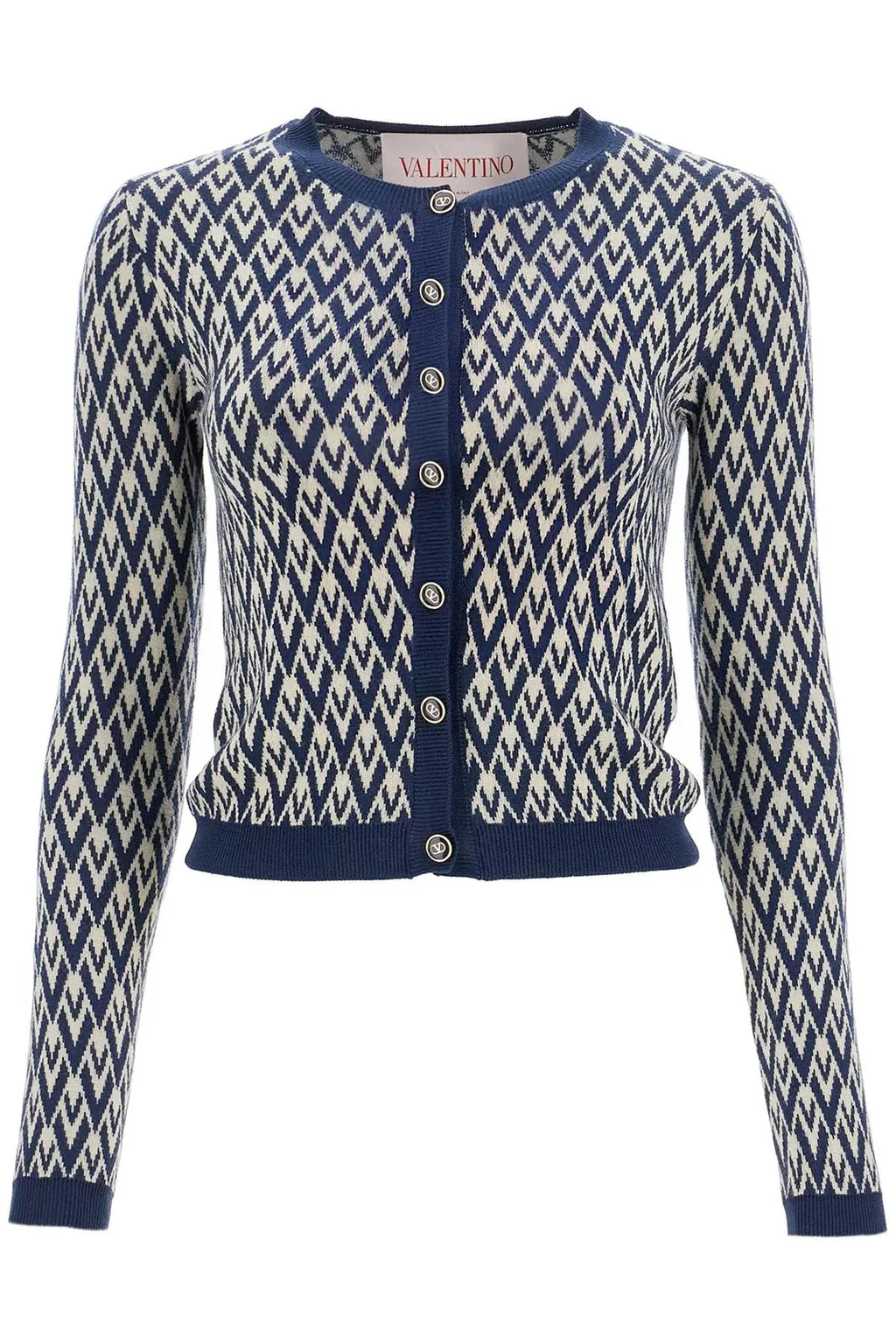 Jacquard Cardigan