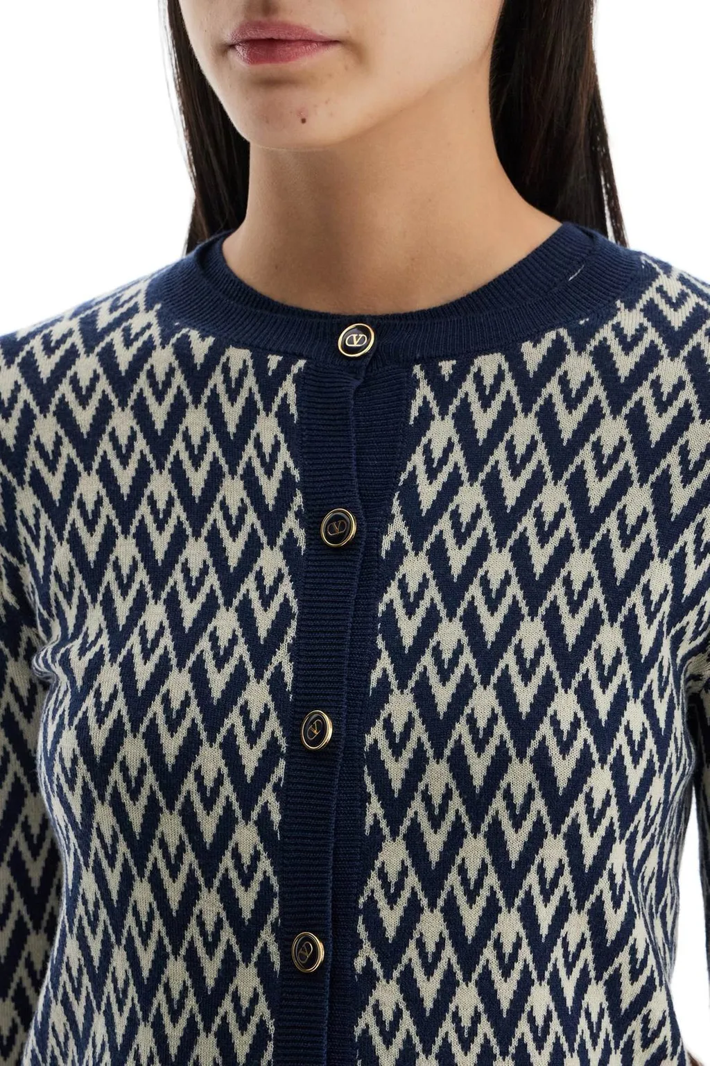 Jacquard Cardigan