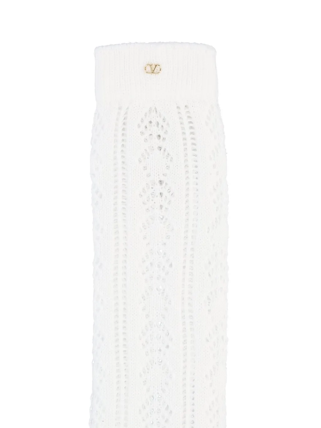 Knee-High Socks With Openwork Detail