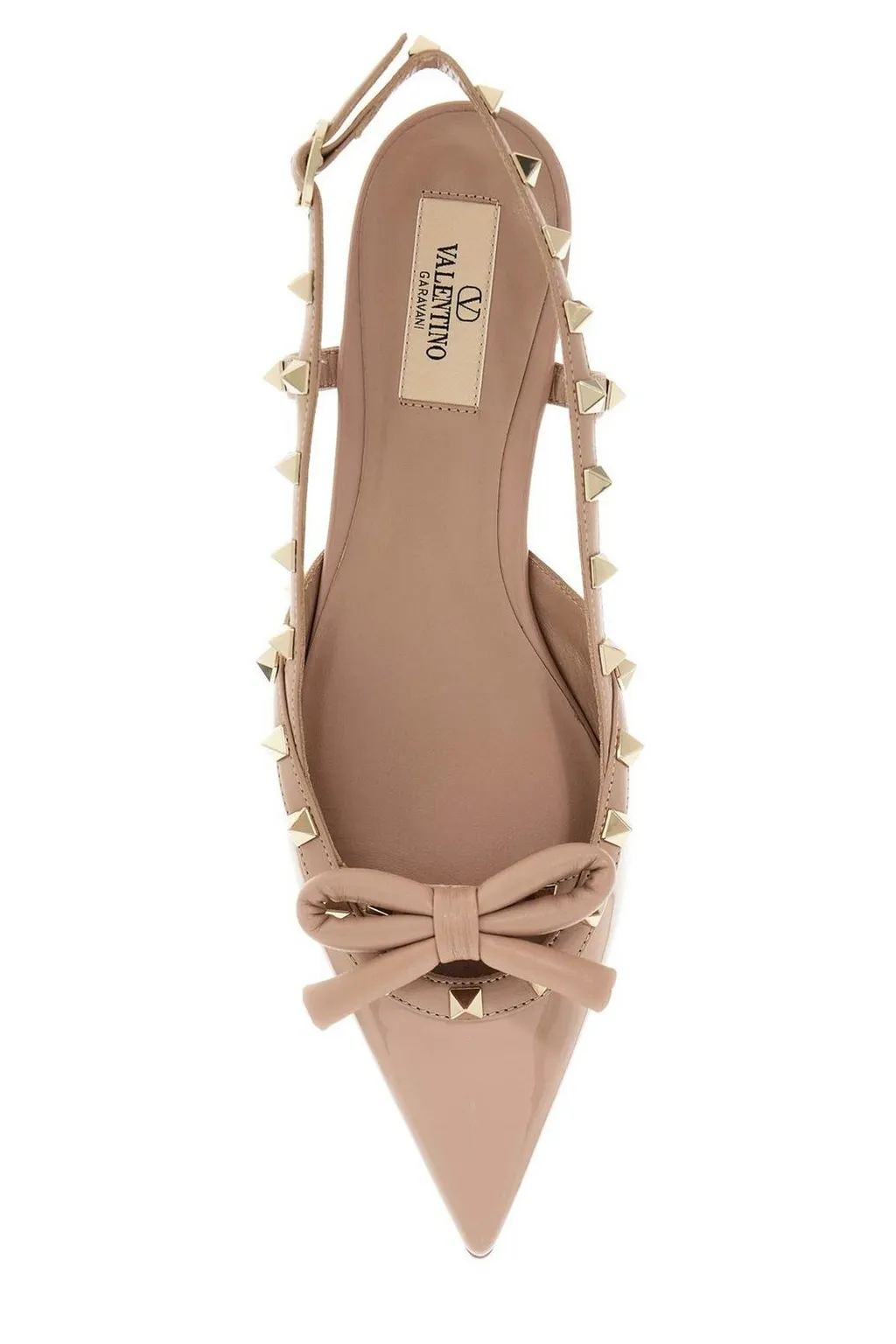 Valentino Garavani Rockstud Slingback Flats