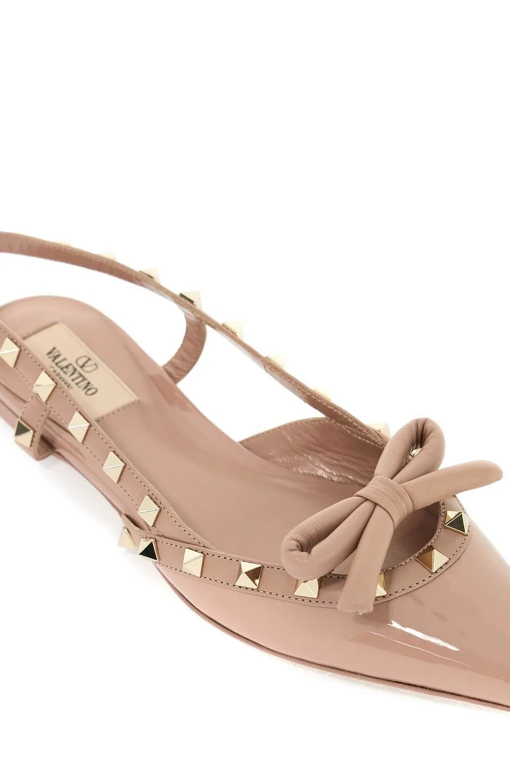 Valentino Garavani Rockstud Slingback Flats