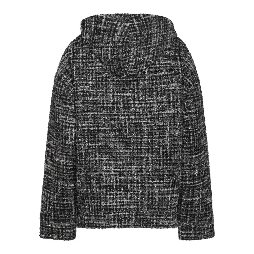 Tweed Hooded Jacket
