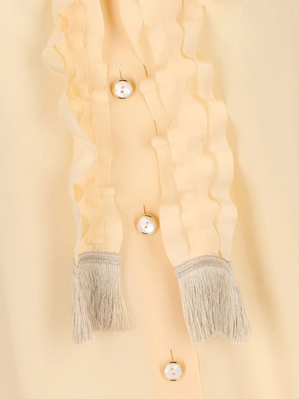 Ruffled Neck Blouse
