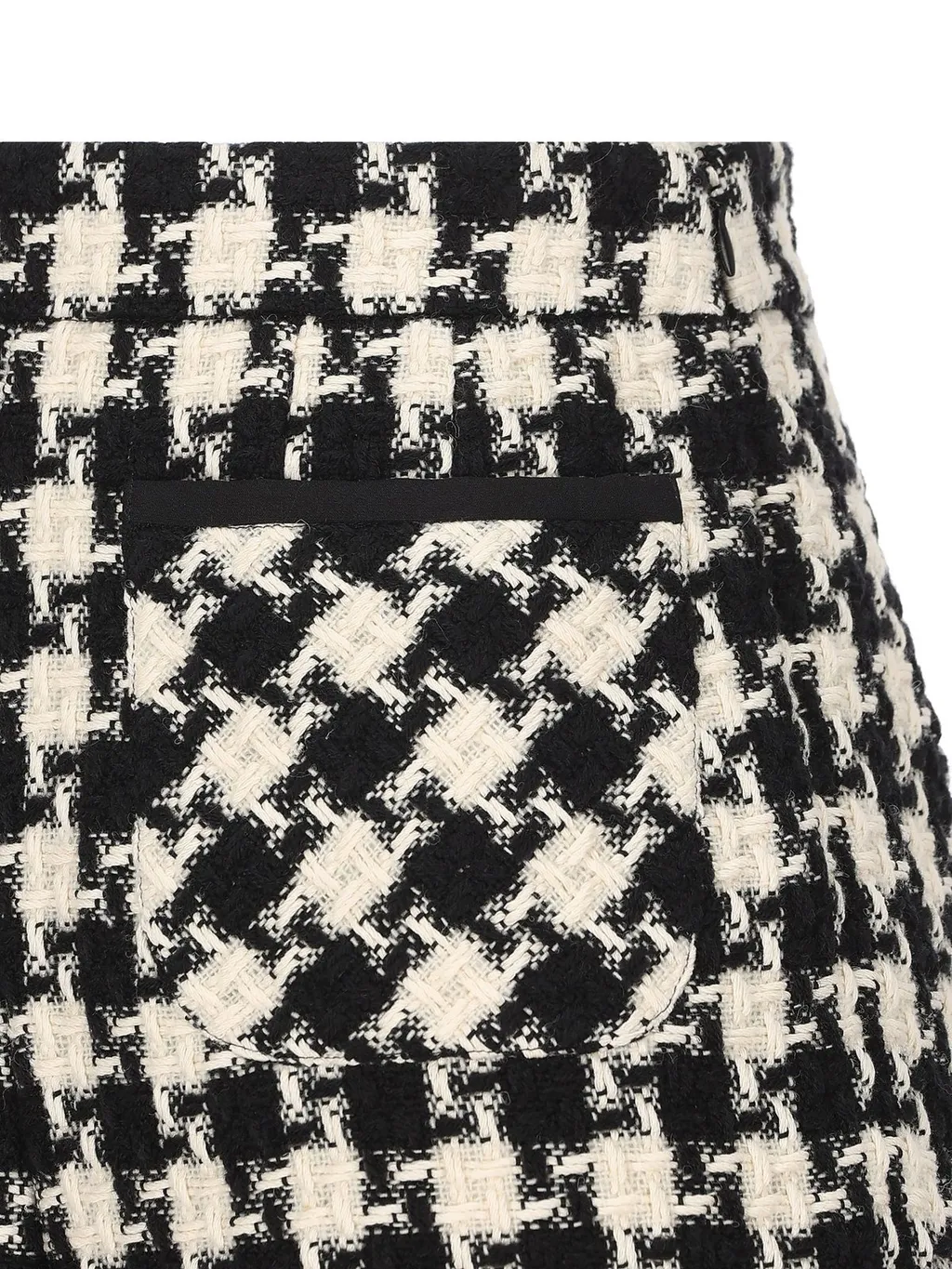 Houndstooth Tweed Shorts