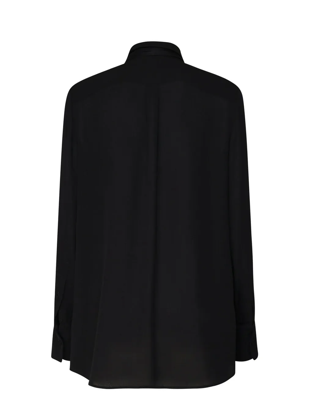 Ruffled Blouse With Bow