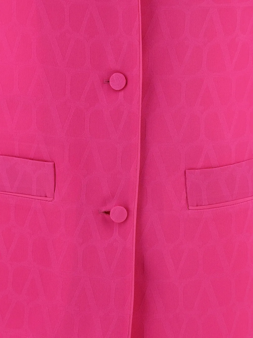 Feather Trimmed Blazer