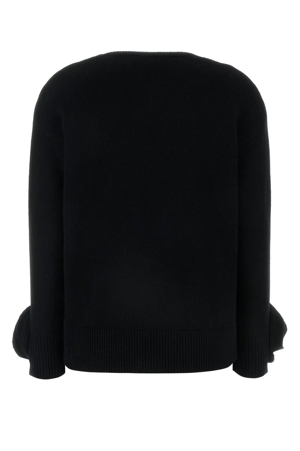 Sweater With Rose Detail