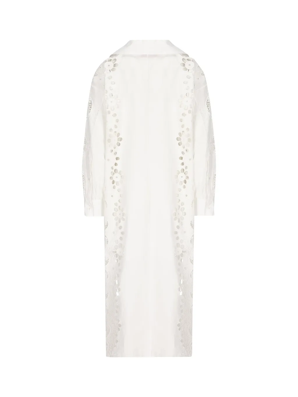 Embroidered Cotton Poplin Shirt Dress