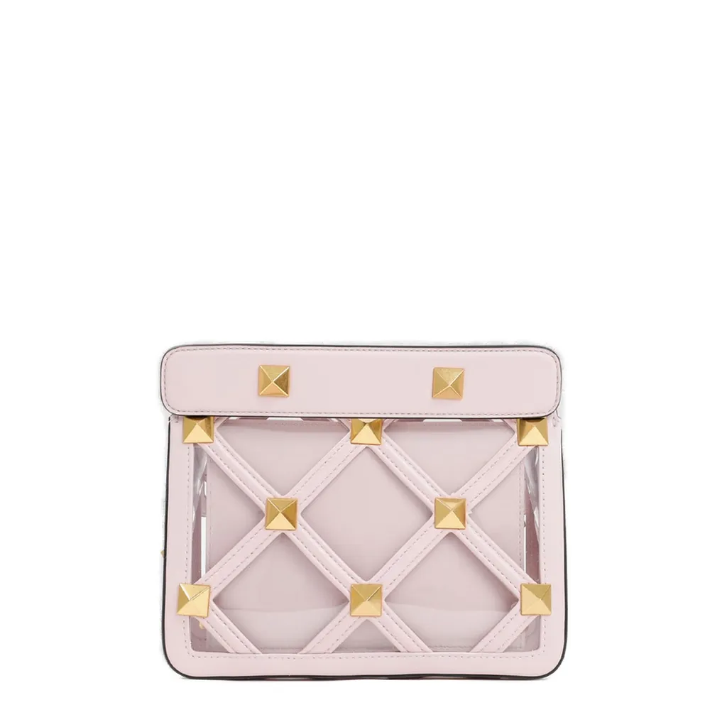 Studded Transparent Shoulder Bag