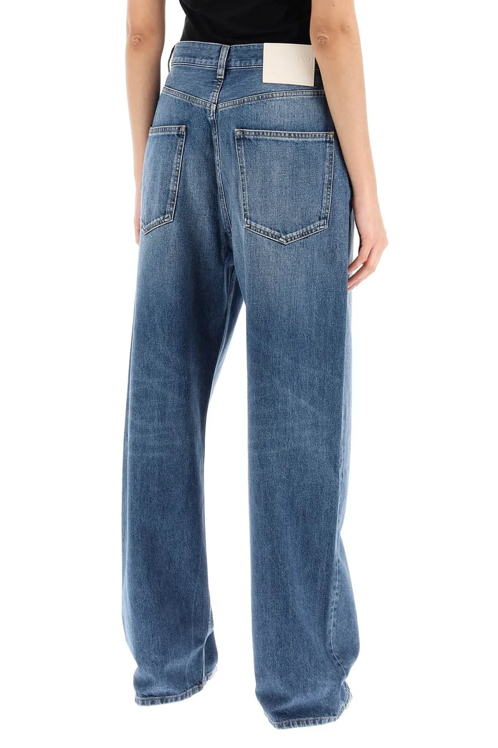High-Waisted Wide-Leg Jeans