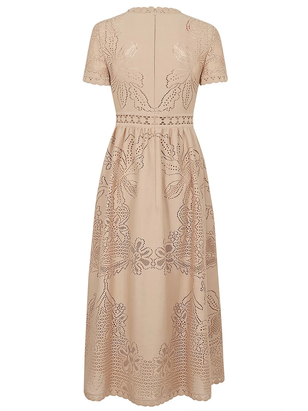 Floral Lace Midi Dress
