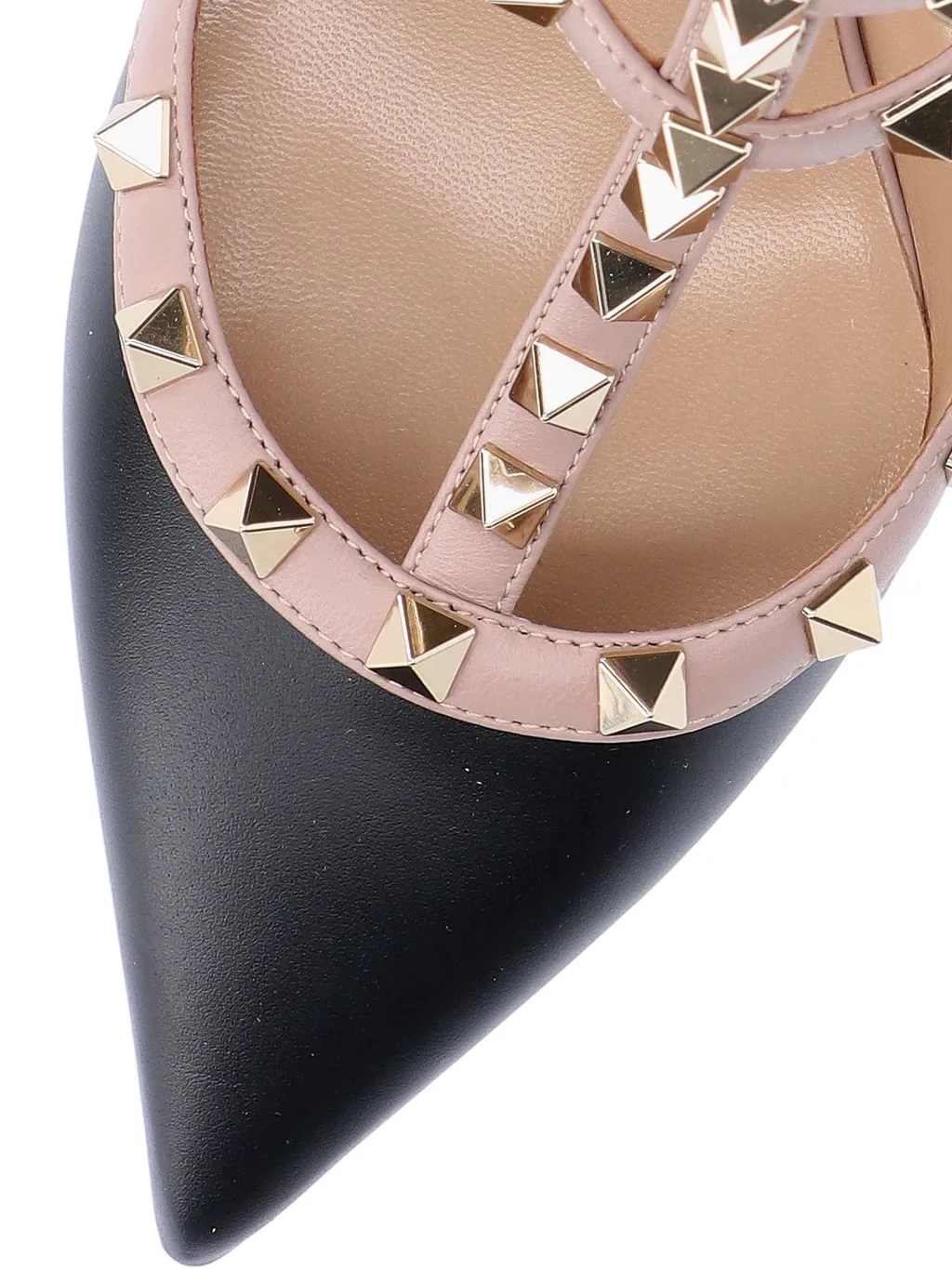 Rockstud Ankle Strap Pumps