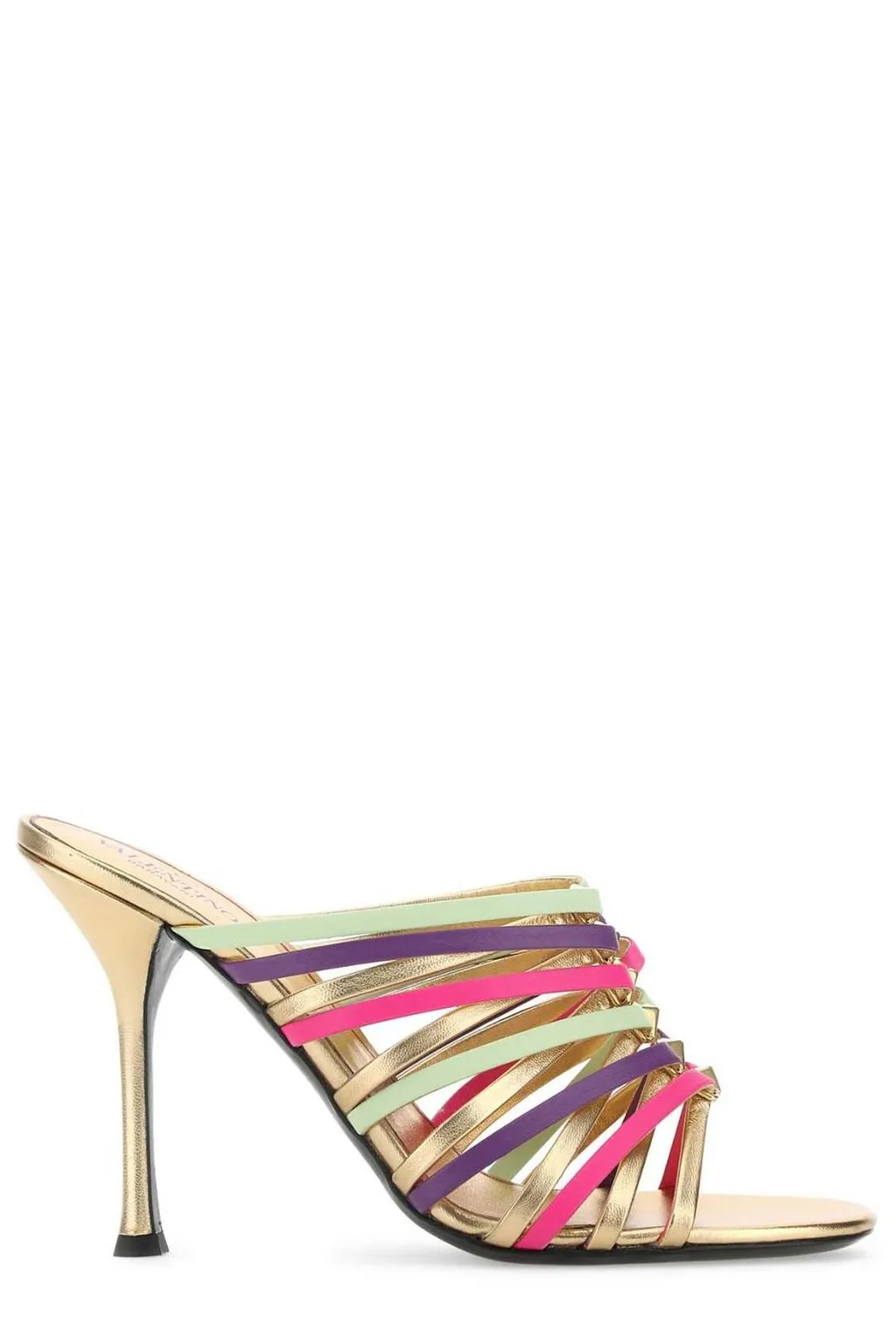 Strappy Heeled Mules