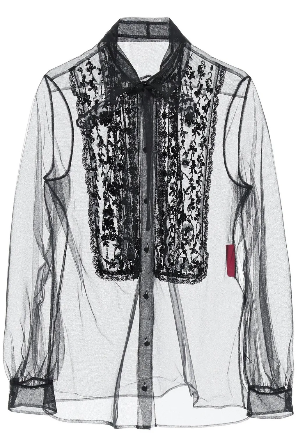 Sheer Embellished Blouse
