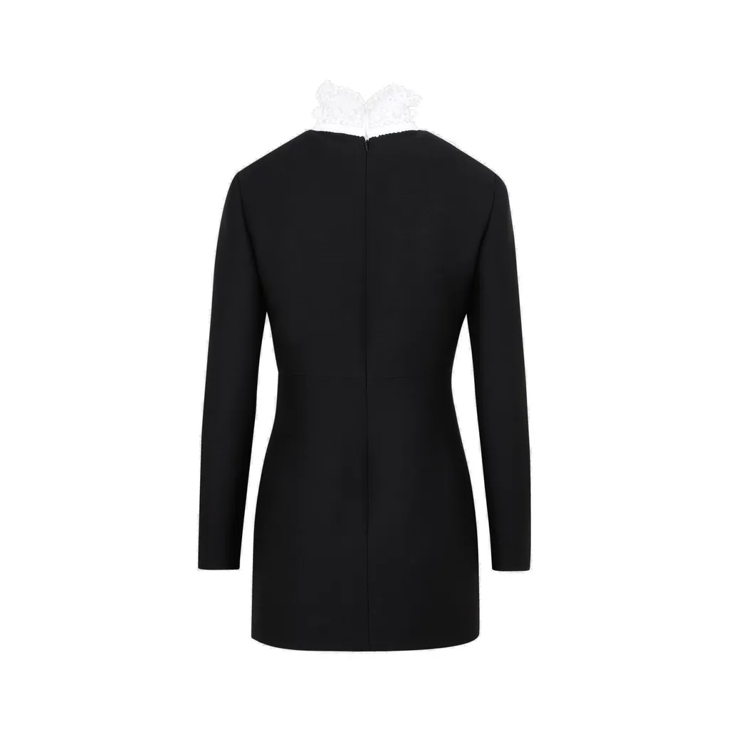 Dress With Lace Collar