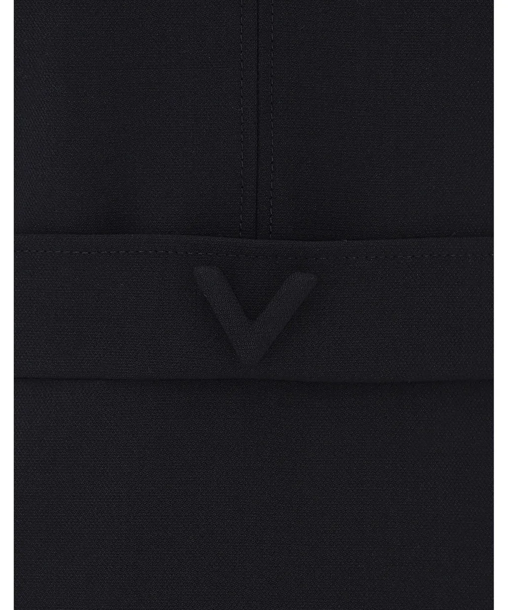 V-Neck Midi Dress