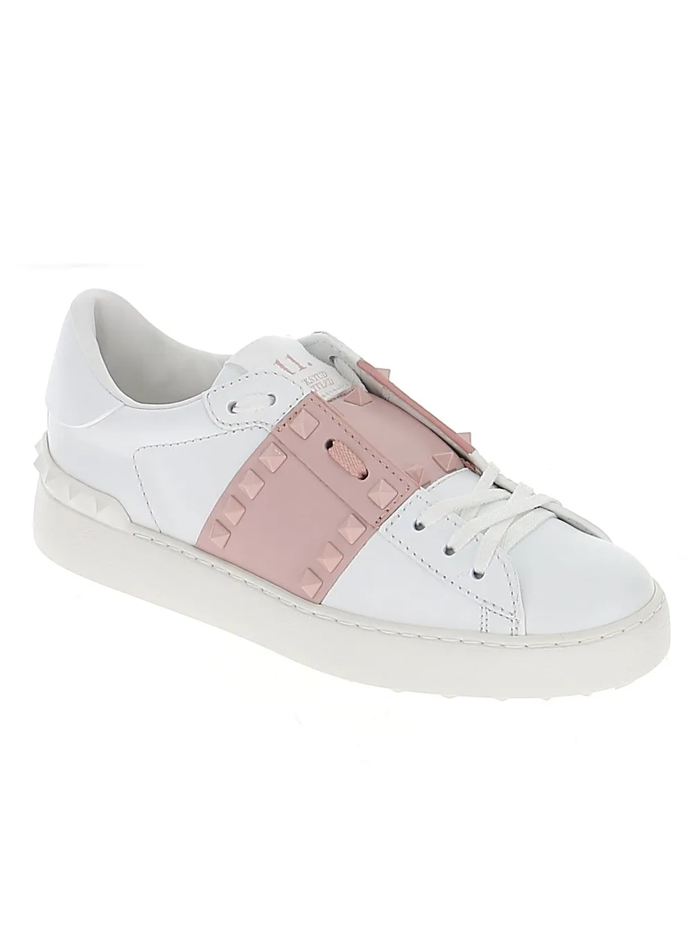 Studded Leather Sneakers