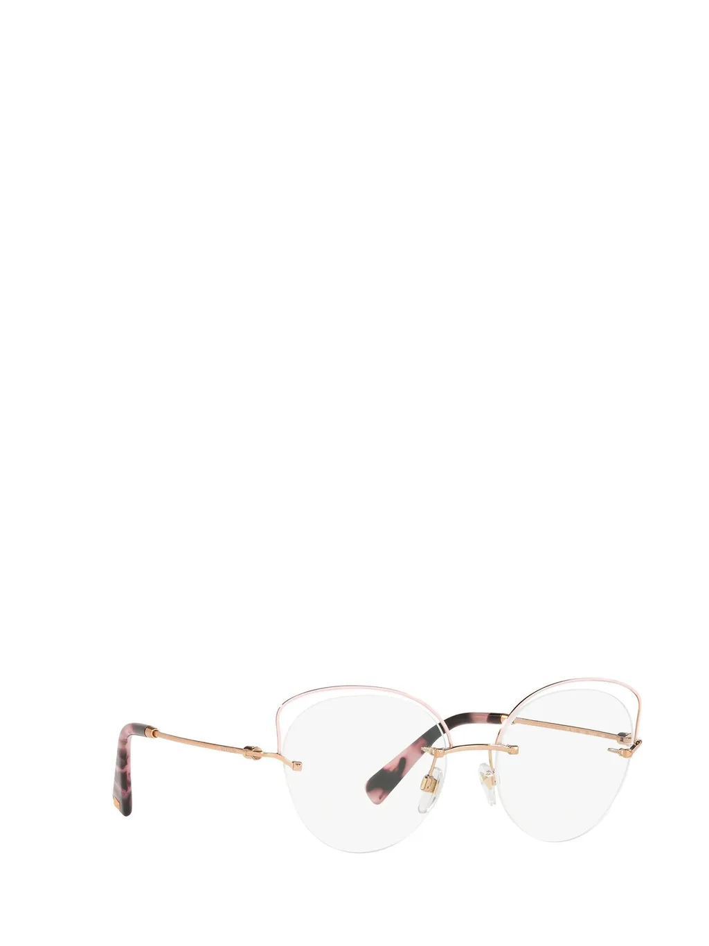 Cat-Eye Rimless Glasses