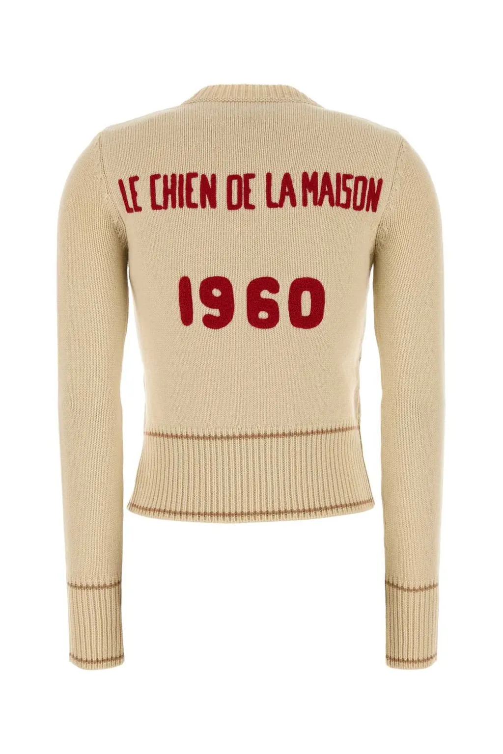 Dog Intarsia Knit Sweater