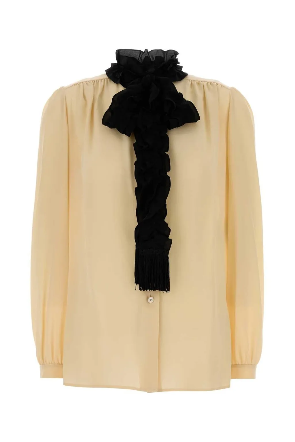 Ruffled Neck Blouse