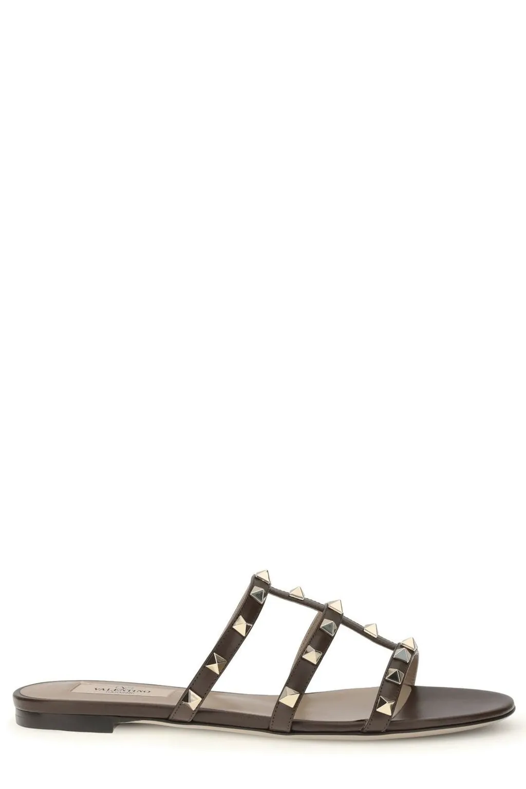 Studded Leather Slides