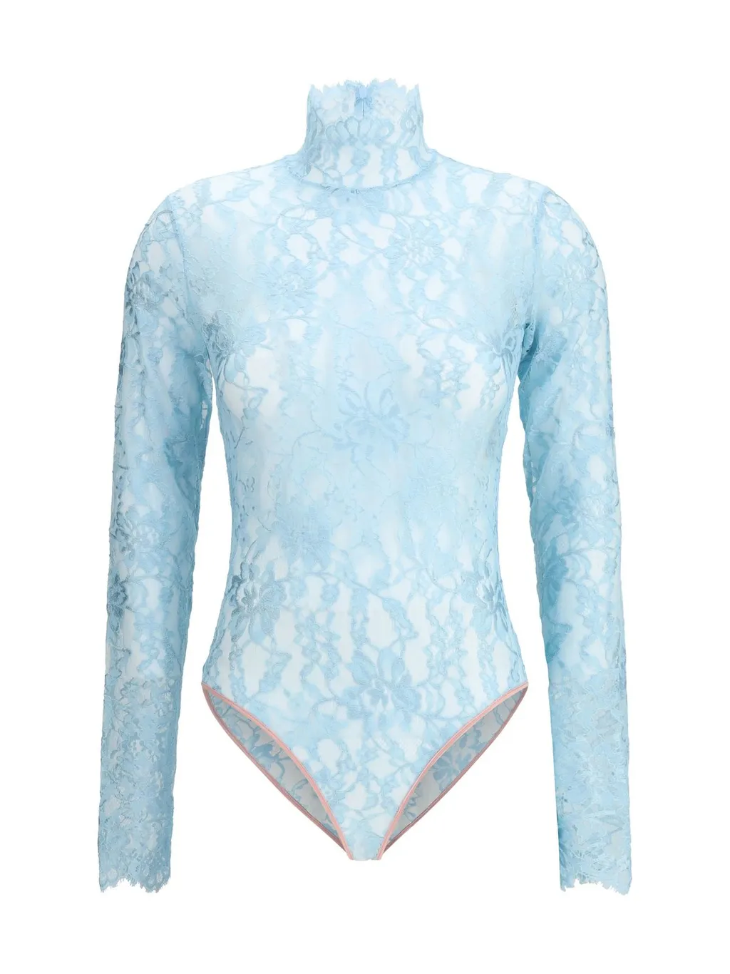 Lace Turtleneck Bodysuit