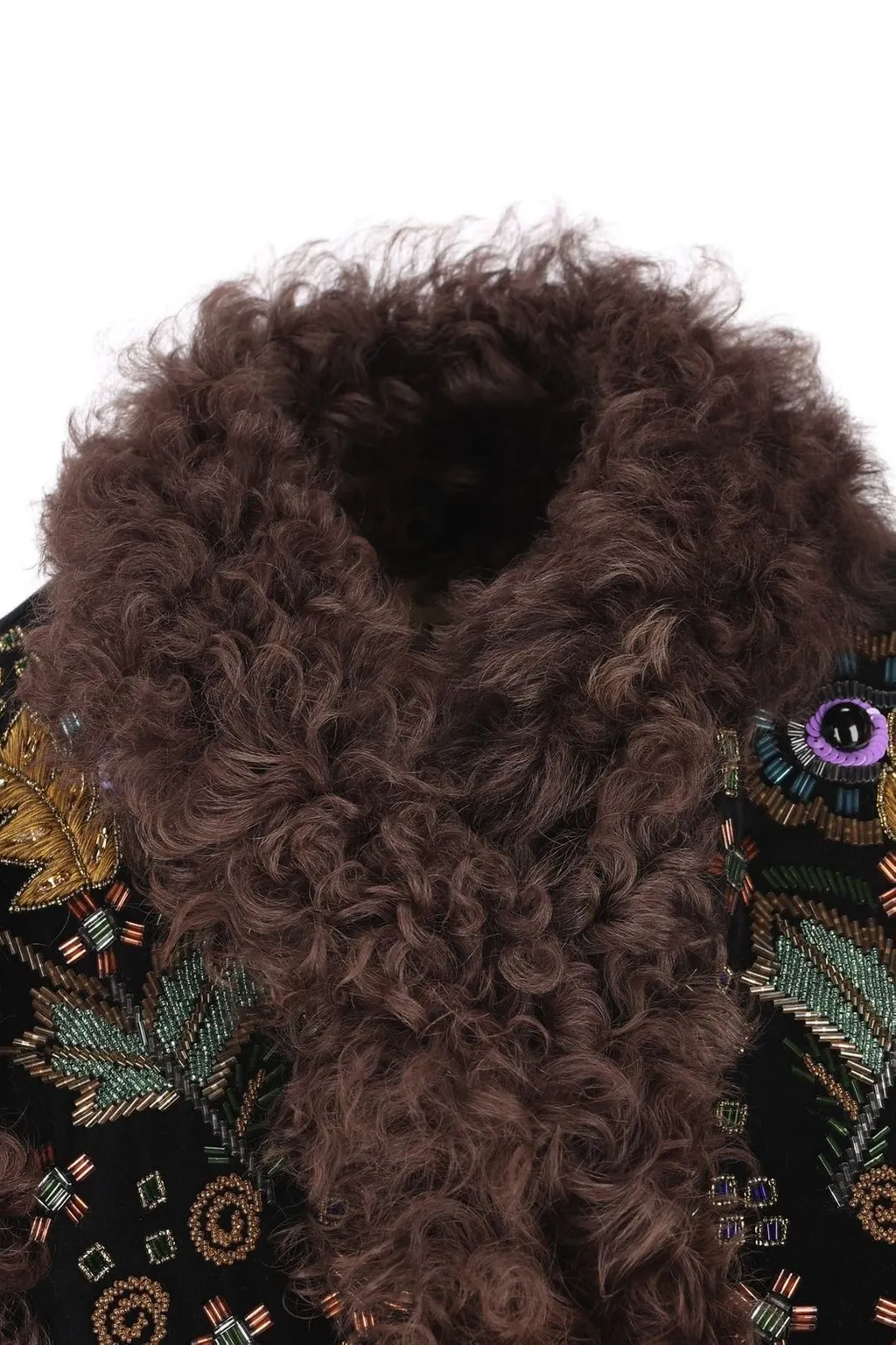 Embellished Velvet Vest