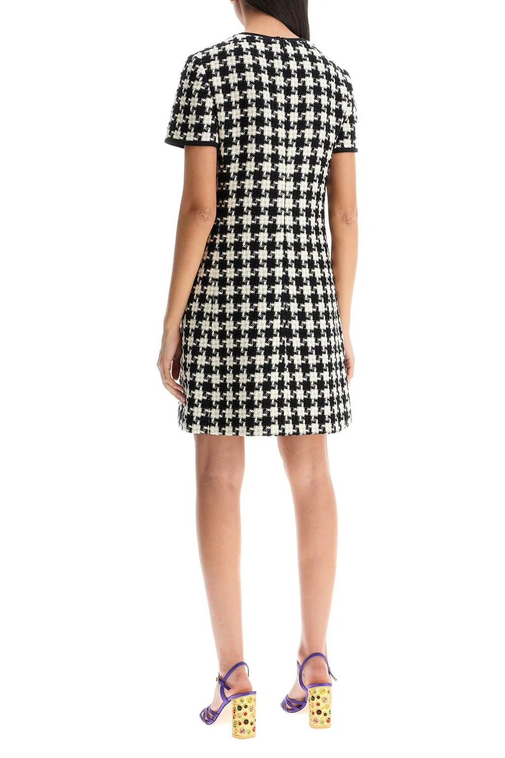 Houndstooth Mini Dress