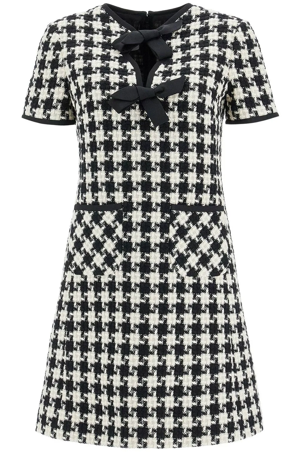 Houndstooth Mini Dress