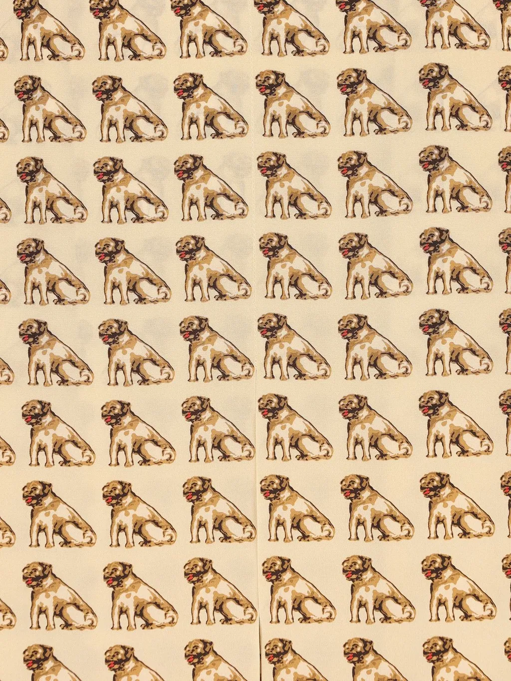 Midi Skirt With Dog Print