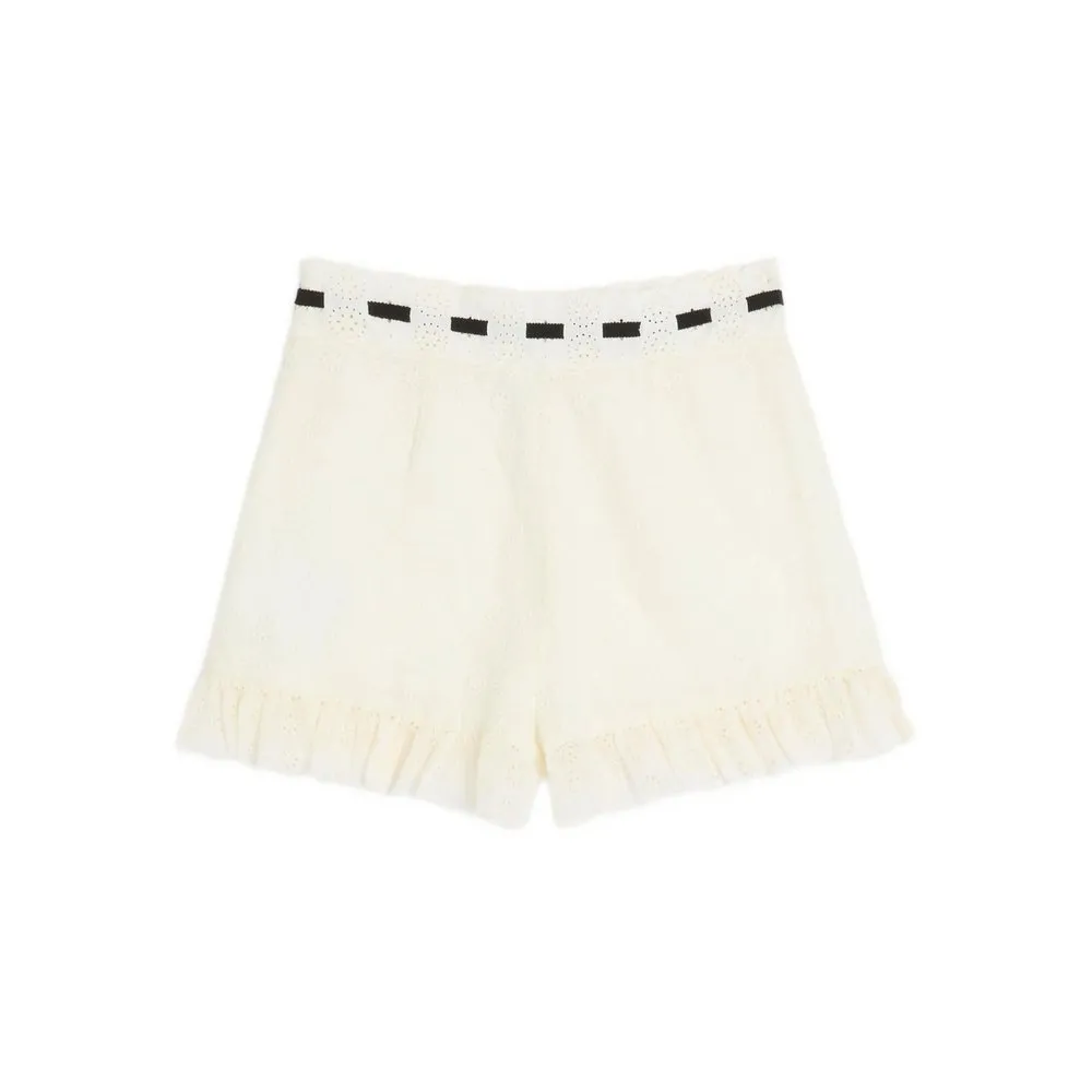 Embroidered Shorts