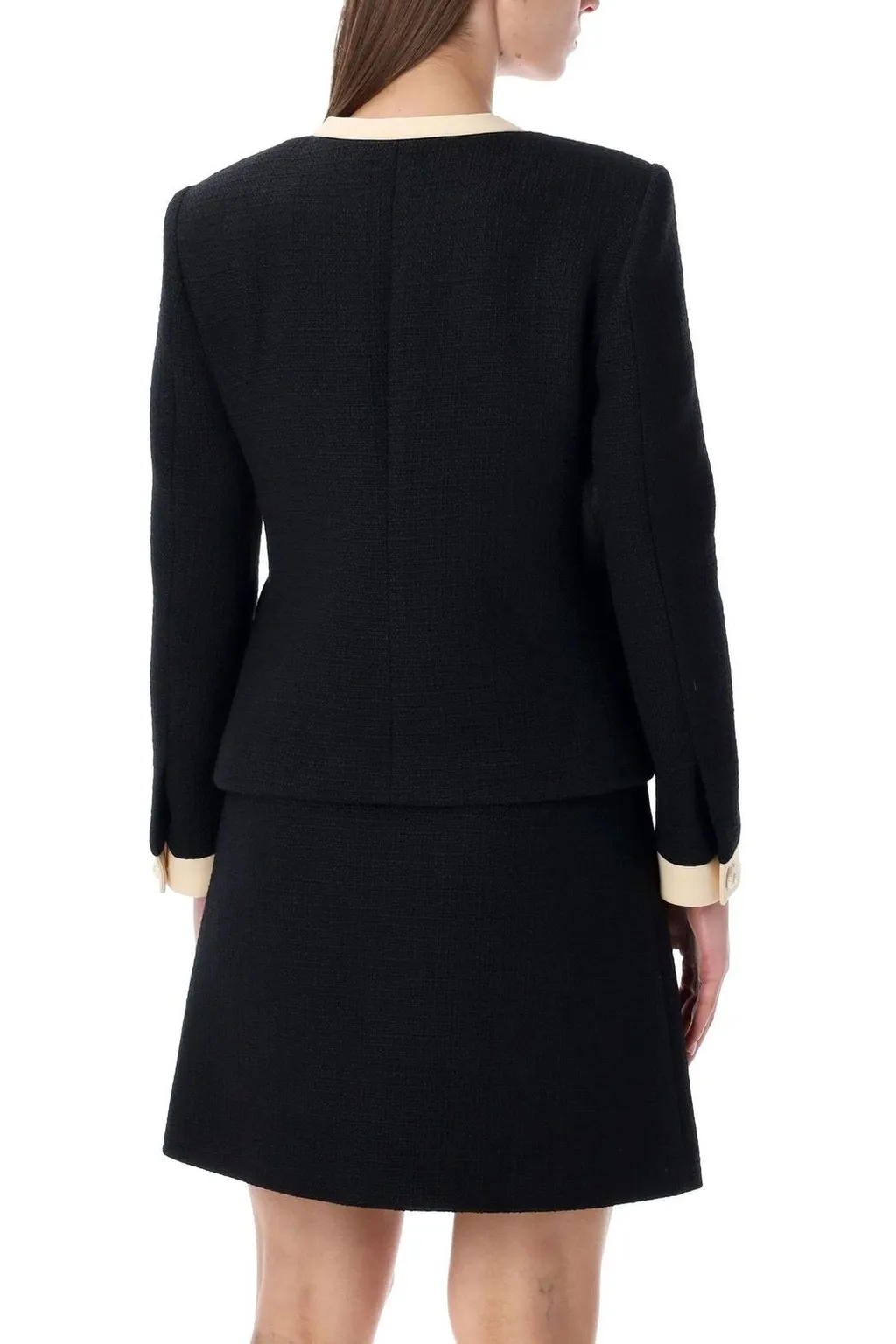 Tweed Jacket And Skirt Set