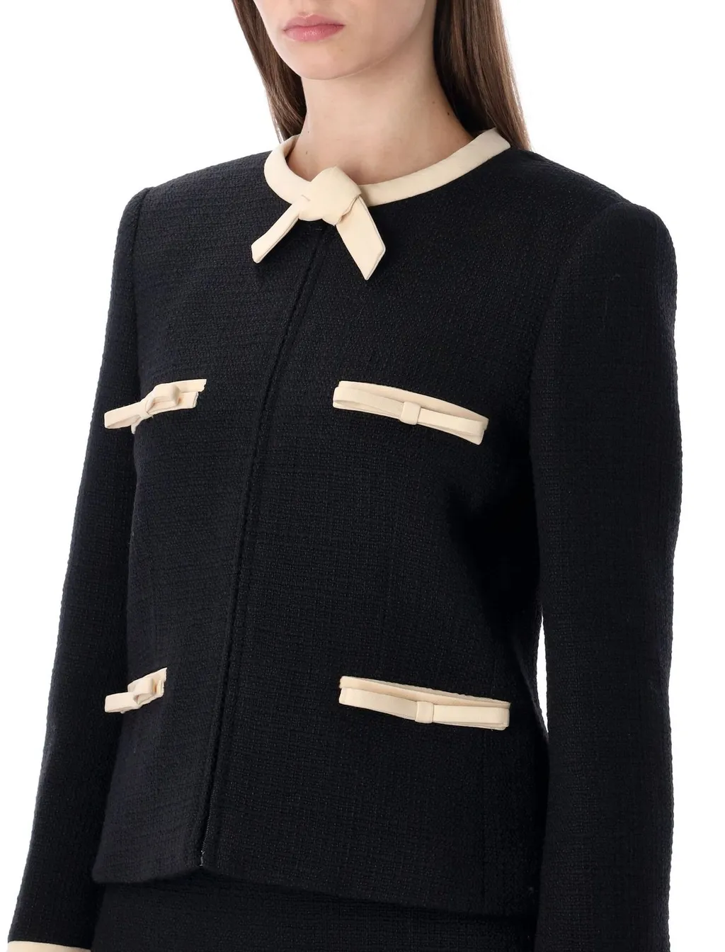 Tweed Jacket And Skirt Set