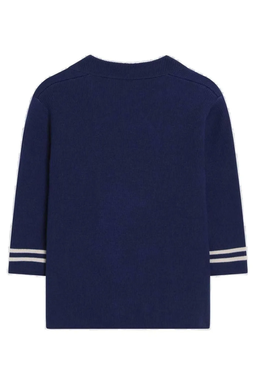 Double-Breasted Knit Jacket