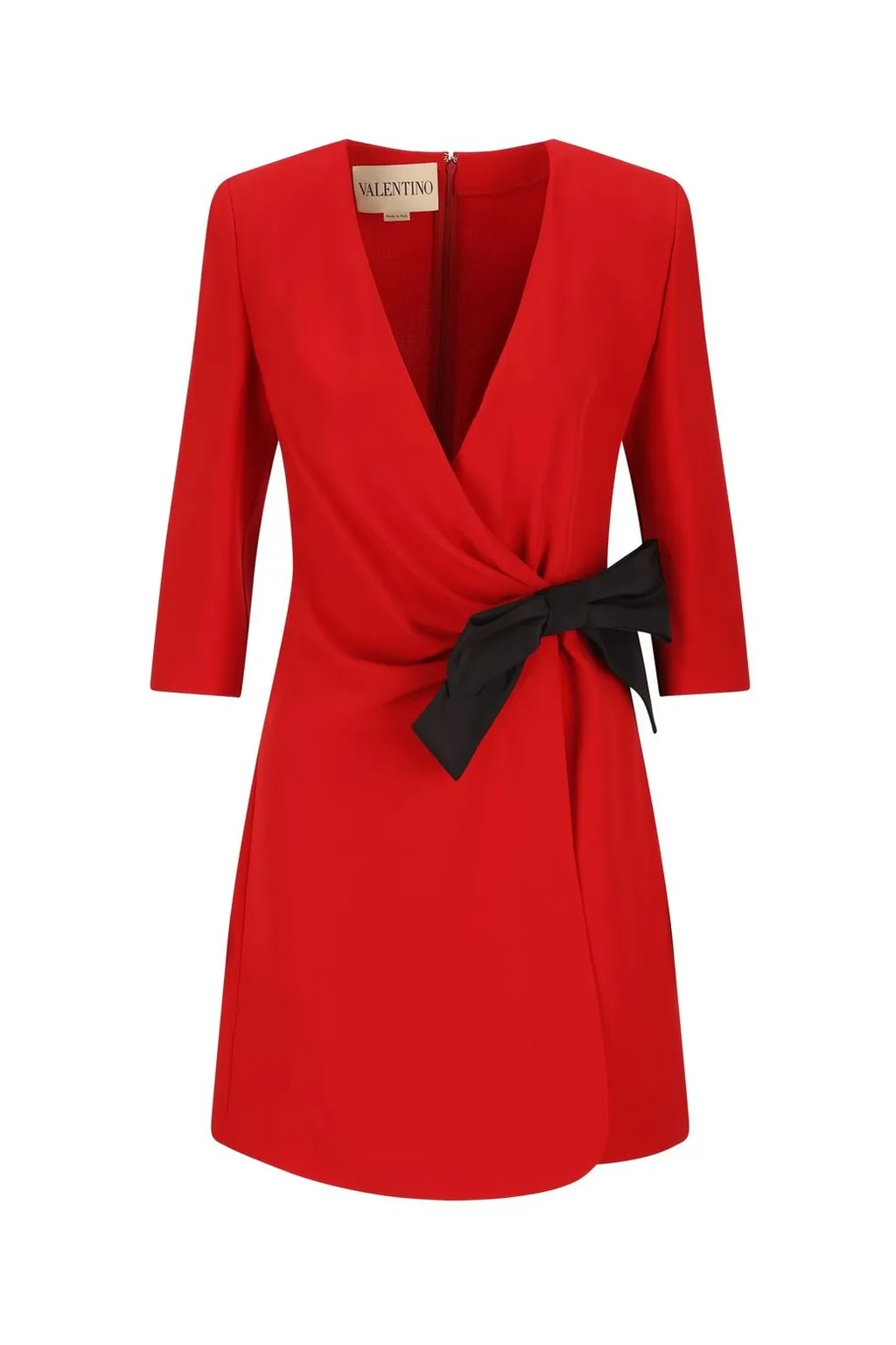 Wrap Dress With Bow Detail