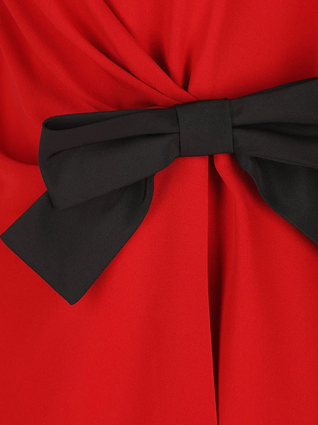 Wrap Dress With Bow Detail