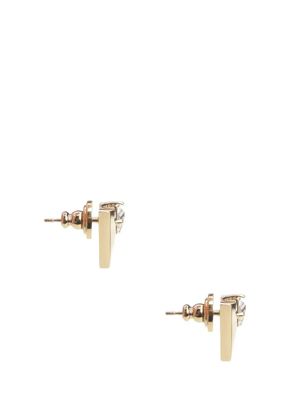 V Logo Stud Earrings