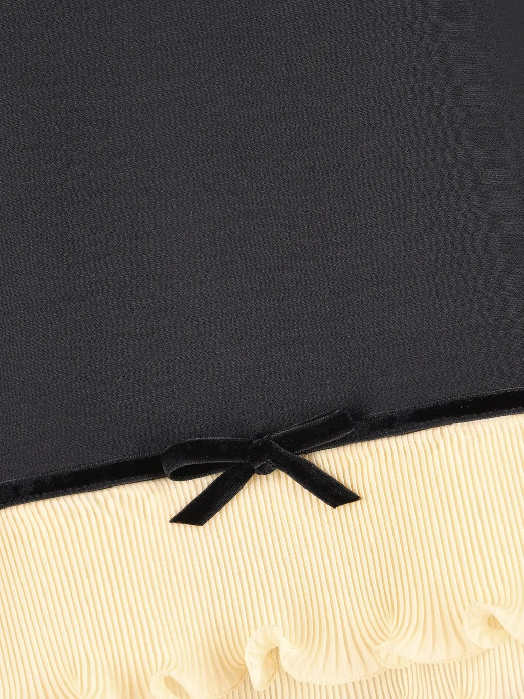 Midi Skirt With Pleated Trim