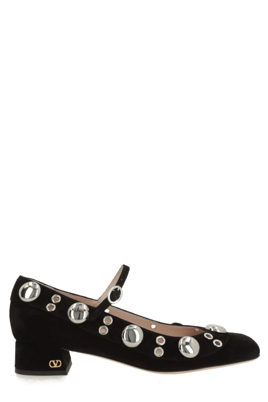 Mary Jane Flats With Embellishments