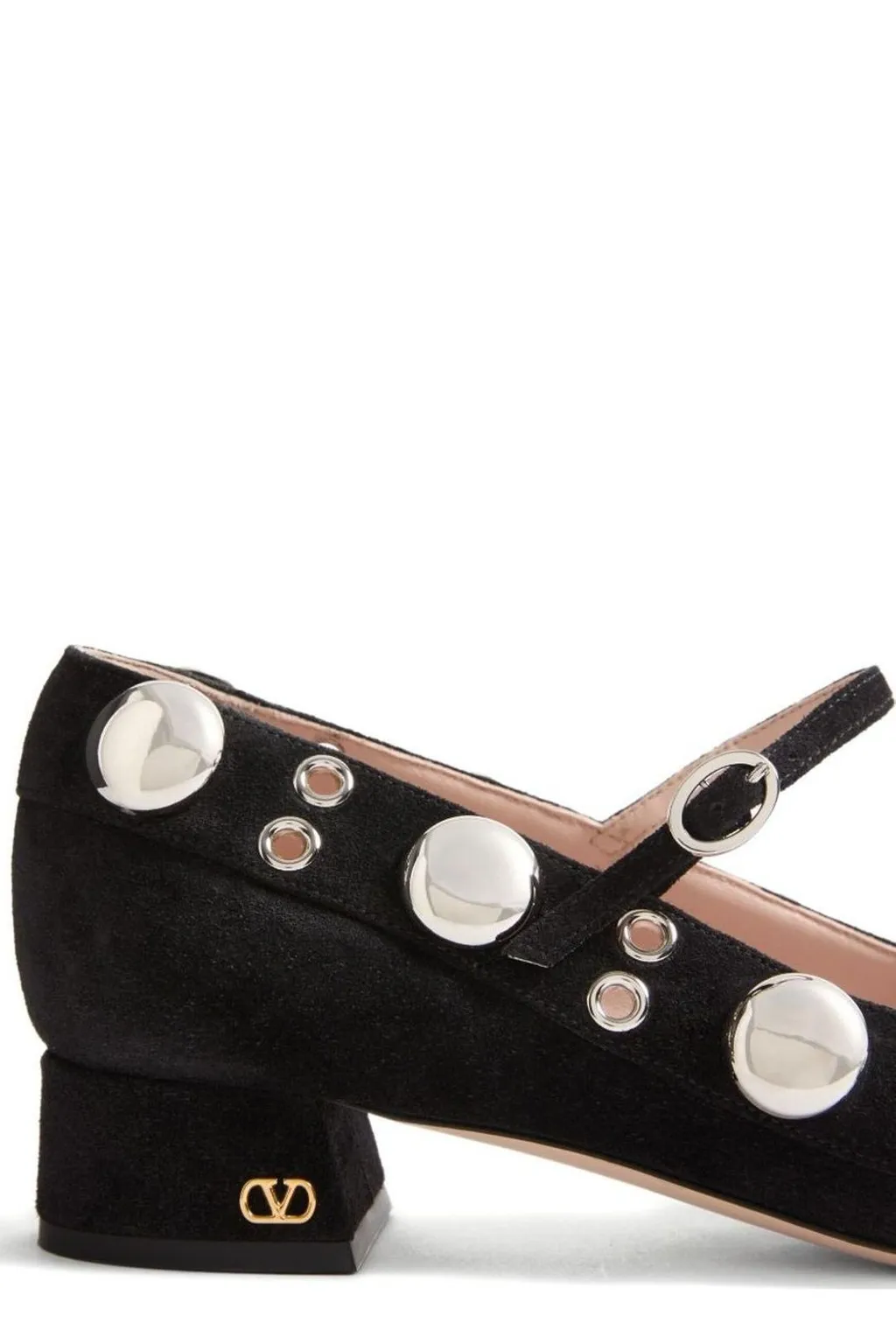 Mary Jane Flats With Embellishments